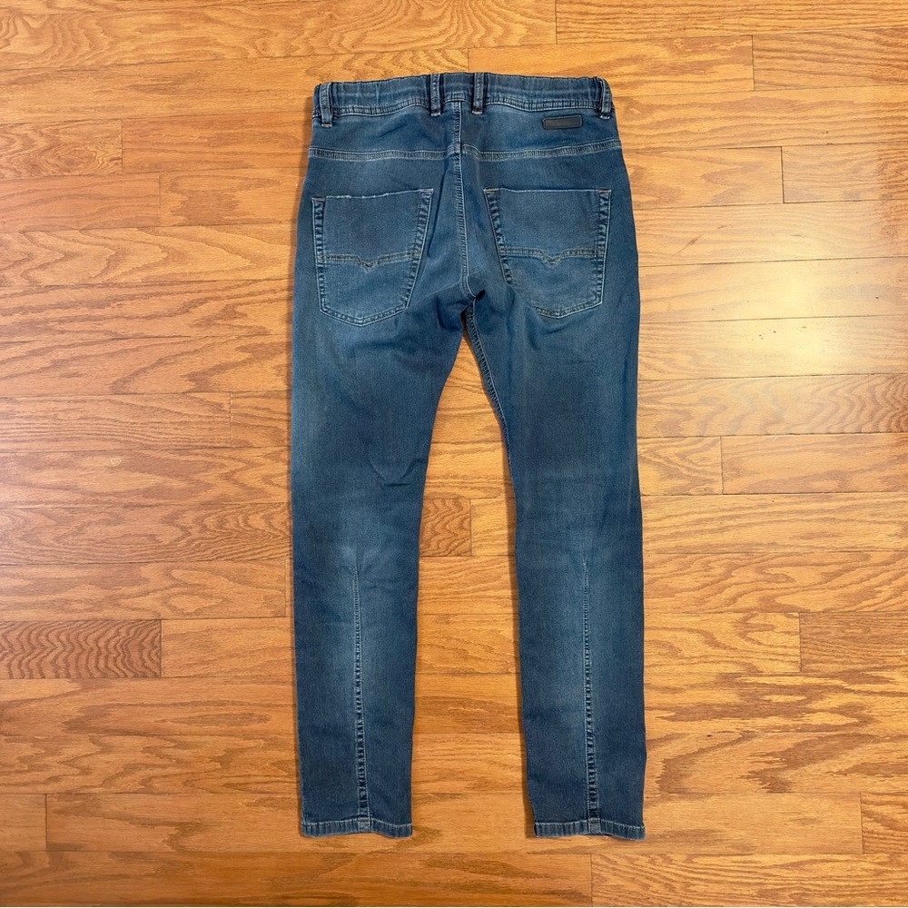 Diesel Krooley tapered drawstring dark denim faded - Picture 3 of 6